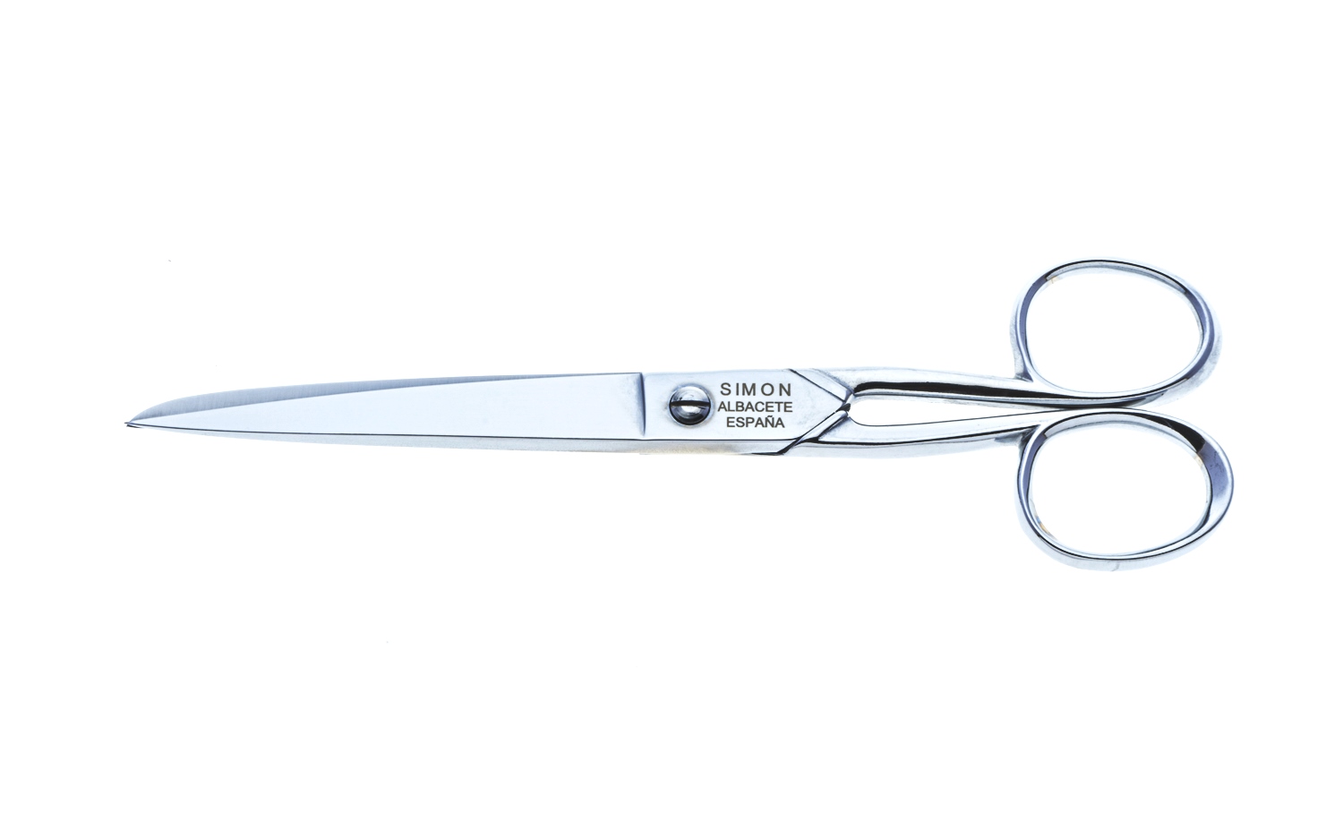 Simón tailor scissors small chrome plated made in Spain